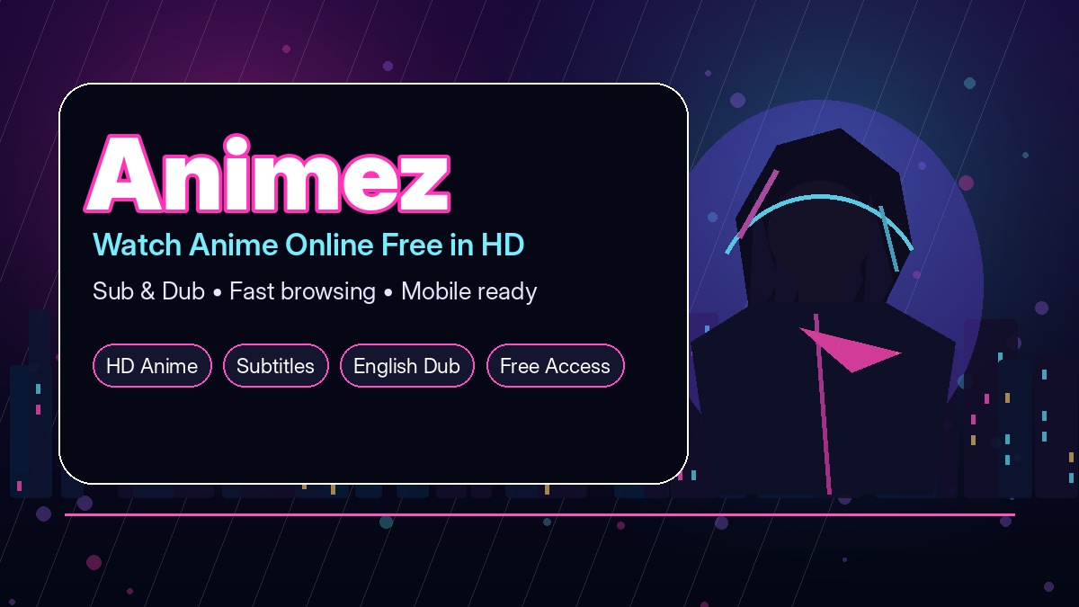 Animez anime streaming banner